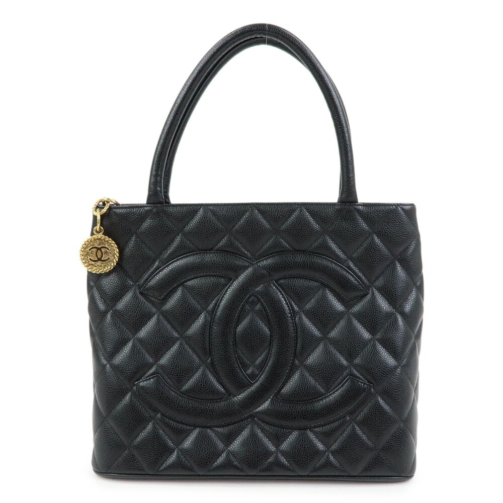 Chanel Medallion Quilted Caviar